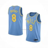 Maillot Los Angeles Lakers Kobe Bryant NO 8 Classic 2017-18 Bleu