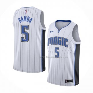 Maillot Orlando Magic Mohamed Bamba NO 5 Icon 2019-20 Blanc