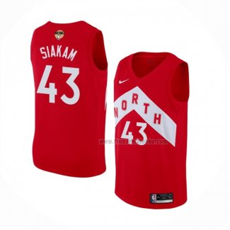 Maillot Toronto Raptors Pascal Siakam NO 43 Earned Rouge