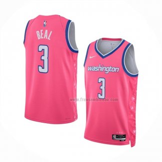 Maillot Washington Wizards Bradley Beal NO 3 Ville 2022-23 Rosa