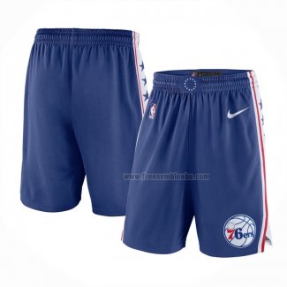 Short Philadelphia 76ers 2017-18 Bleu