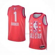 Maillot All Star 2022 Phoenix Suns Devin Booker NO 1 Granate