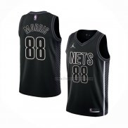 Maillot Brooklyn Nets Markieff Morris NO 88 Statement 2022-23 Noir