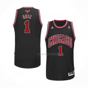 Maillot Chicago Bulls Derrick Rose NO 1 Noir