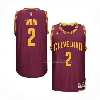 Maillot Cleveland Cavaliers Kyrie Irving NO 2 Retro Rouge