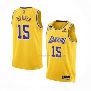 Maillot Los Angeles Lakers Austin Reaves NO 15 Icon 2022-23 Jaune