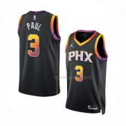 Maillot Phoenix Suns Chris Paul NO 3 Statement 2022-23 Noir