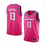 Maillot Washington Wizards Thomas Bryant NO 13 Ville 2022-23 Rosa